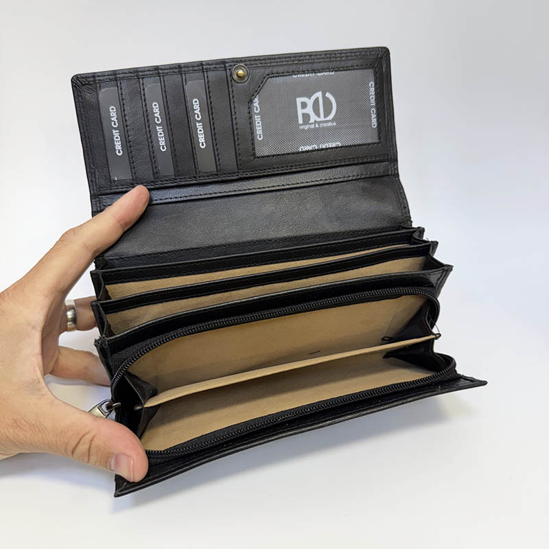 Dámská černá peněženka s věnováním